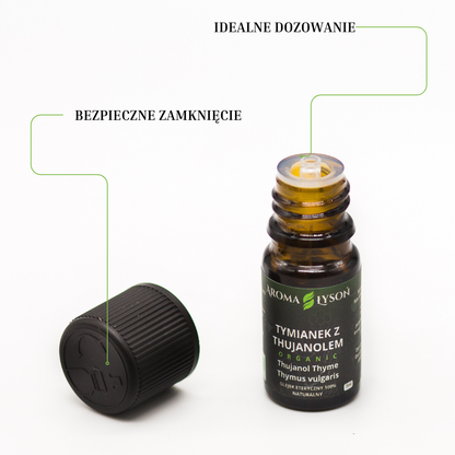 Thyme Essential Oil with Thujanol - Safe Aromatherapy for Coughs and Colds