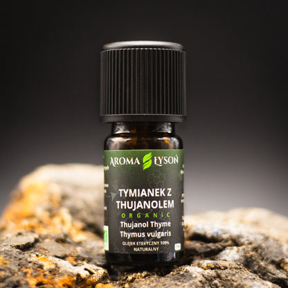 Thyme Essential Oil with Thujanol - Safe Aromatherapy for Coughs and Colds